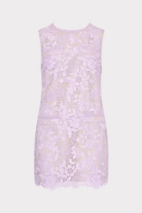 3D Garden Lace Sleeveless Mini Dress Classic Comfort Anniversary-Event