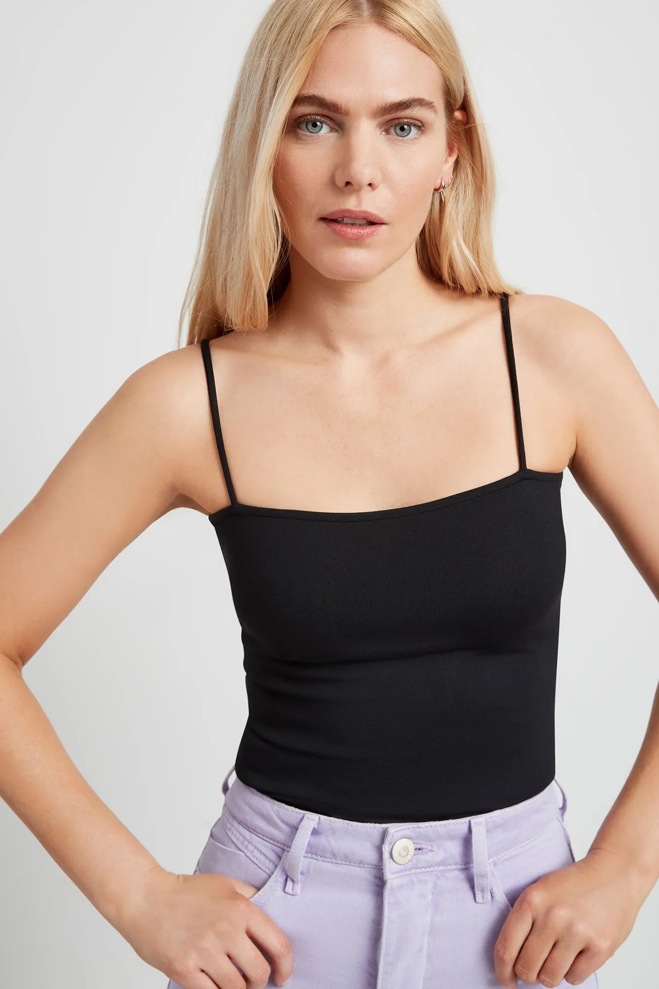 CroppedLength Ventilated Side Panels Abigail Tank Top