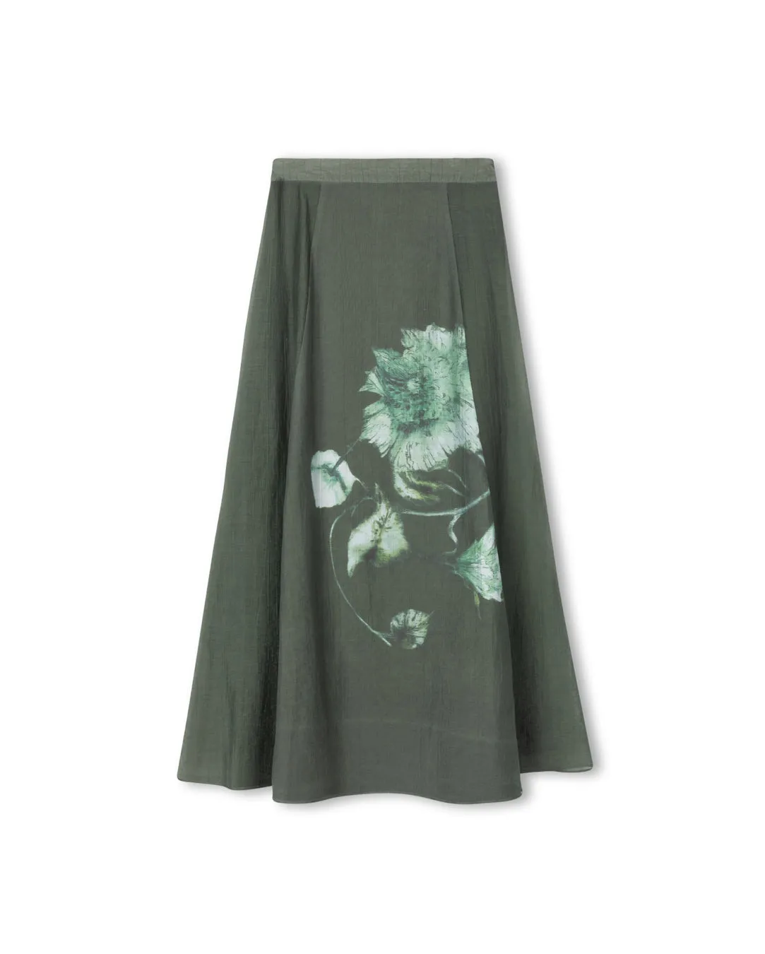 Abington Printed Skirt Artistic Influence Metallic Finish