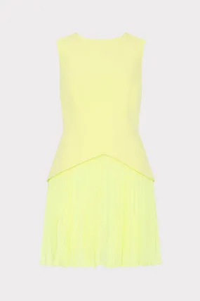 Mood Booster Haddy Pleated Mini Dress