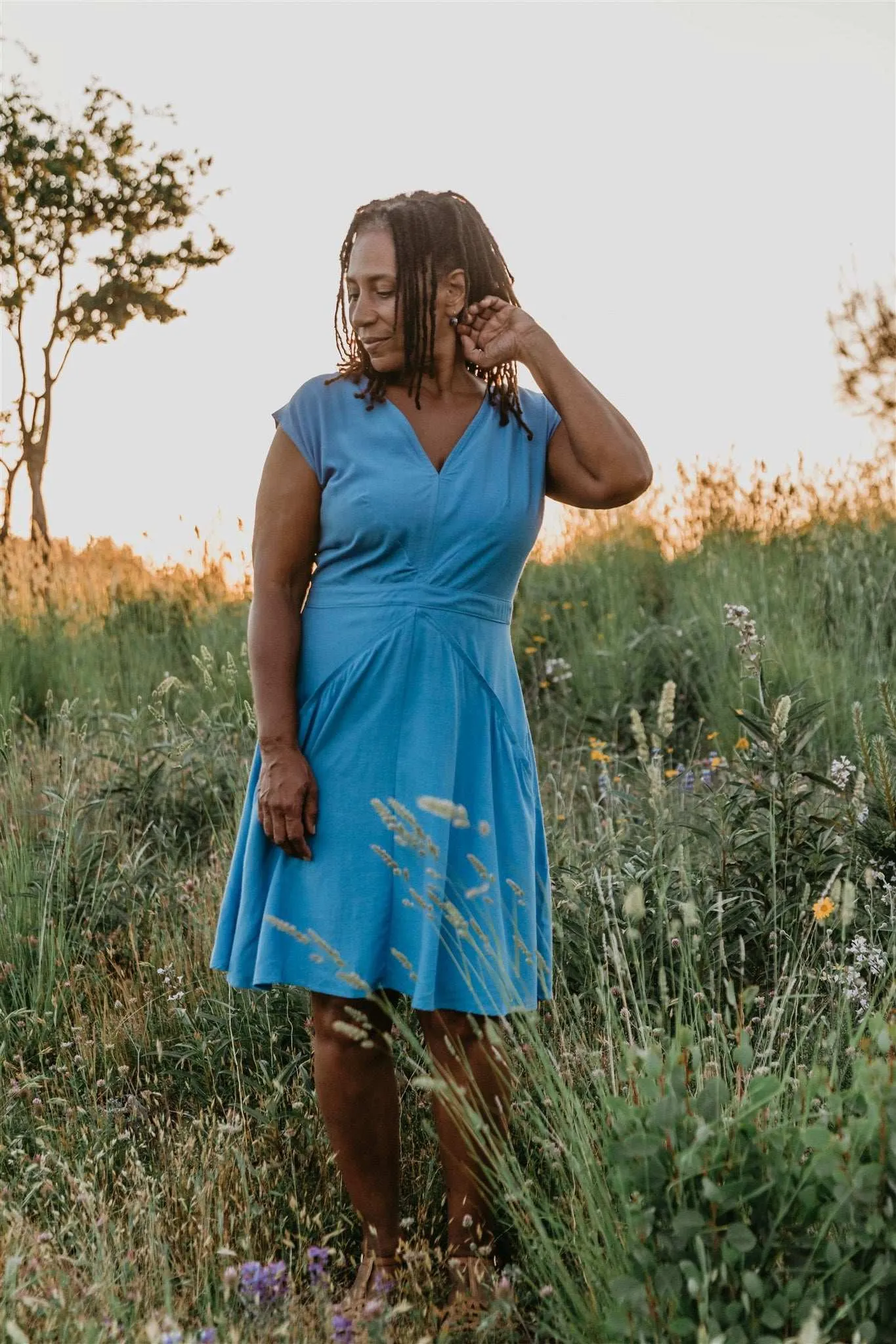 Spicy Xena in Cornflower Blue Dreamy Layers Summer Staple