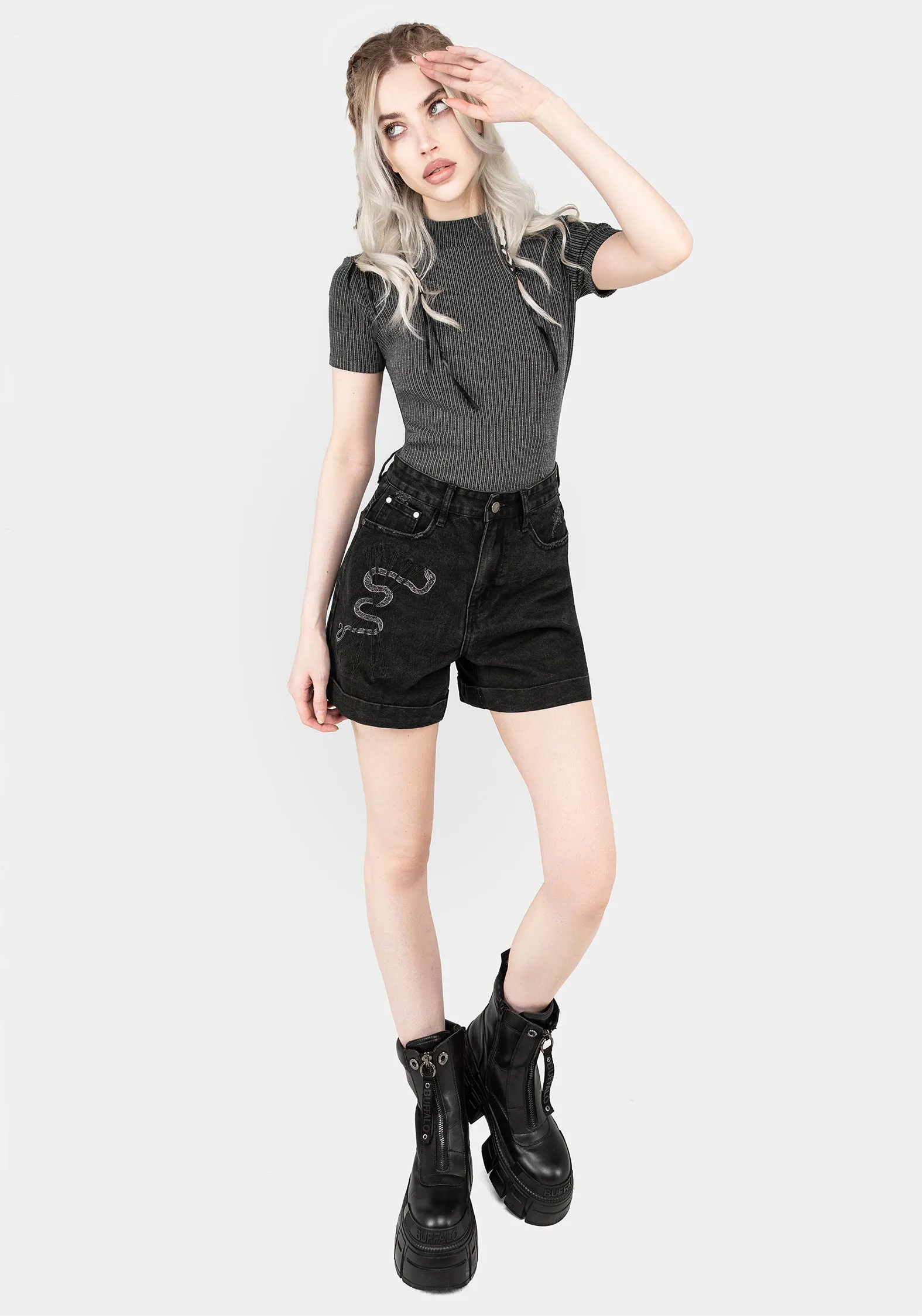 AntiStatic Coating Bryony Striped Crop Top