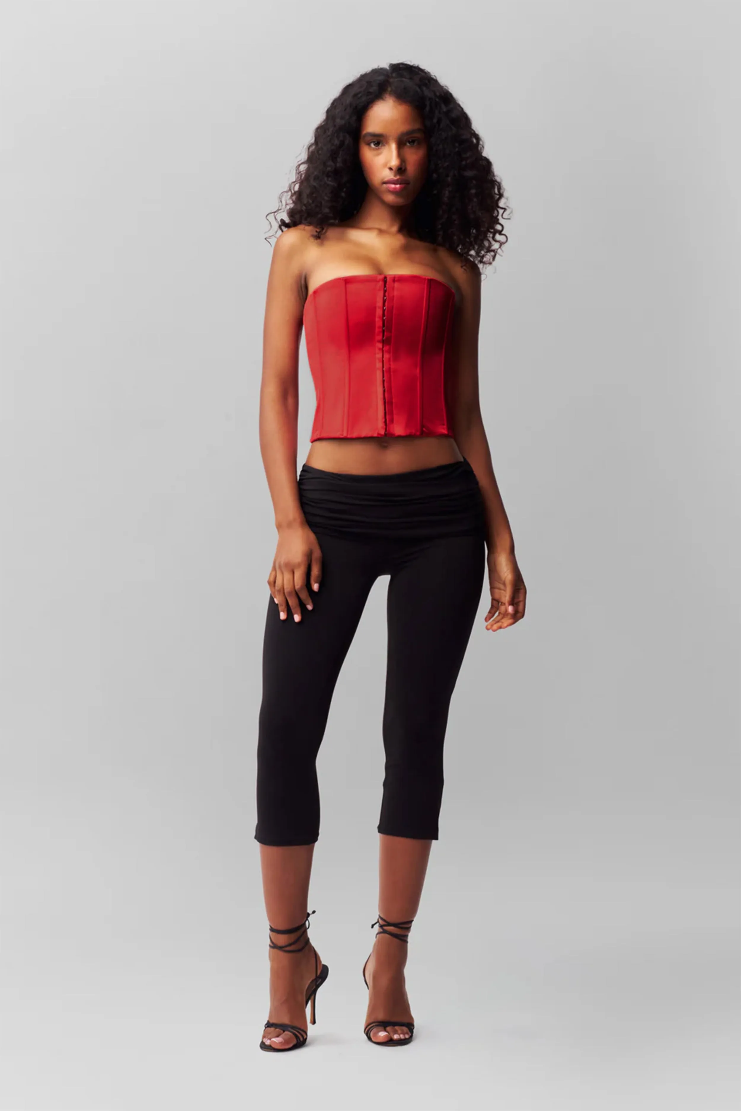 Friction Reducing Design Satin Corset