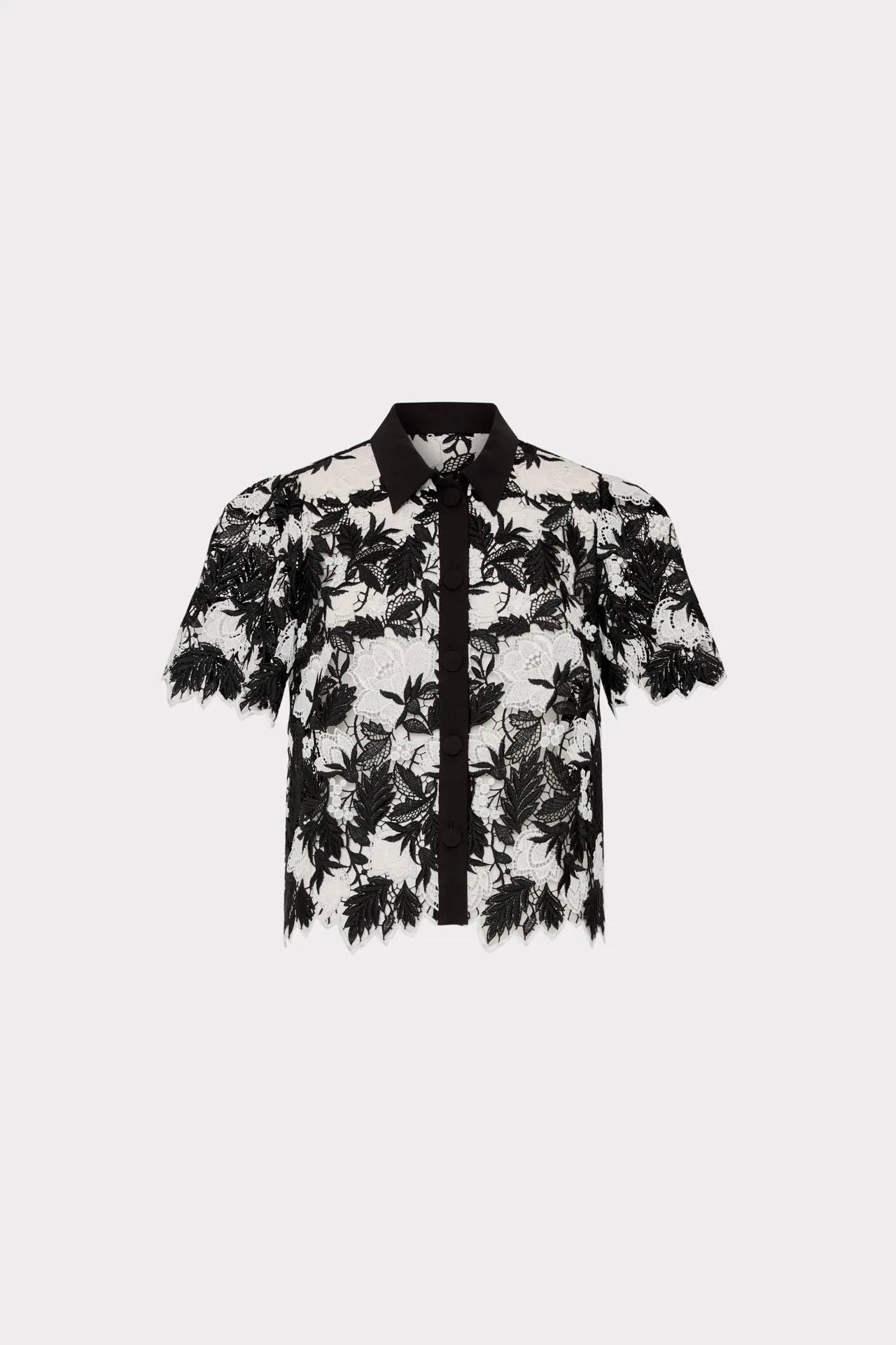 Addison Two Tone Lace Top BioBased Fiber