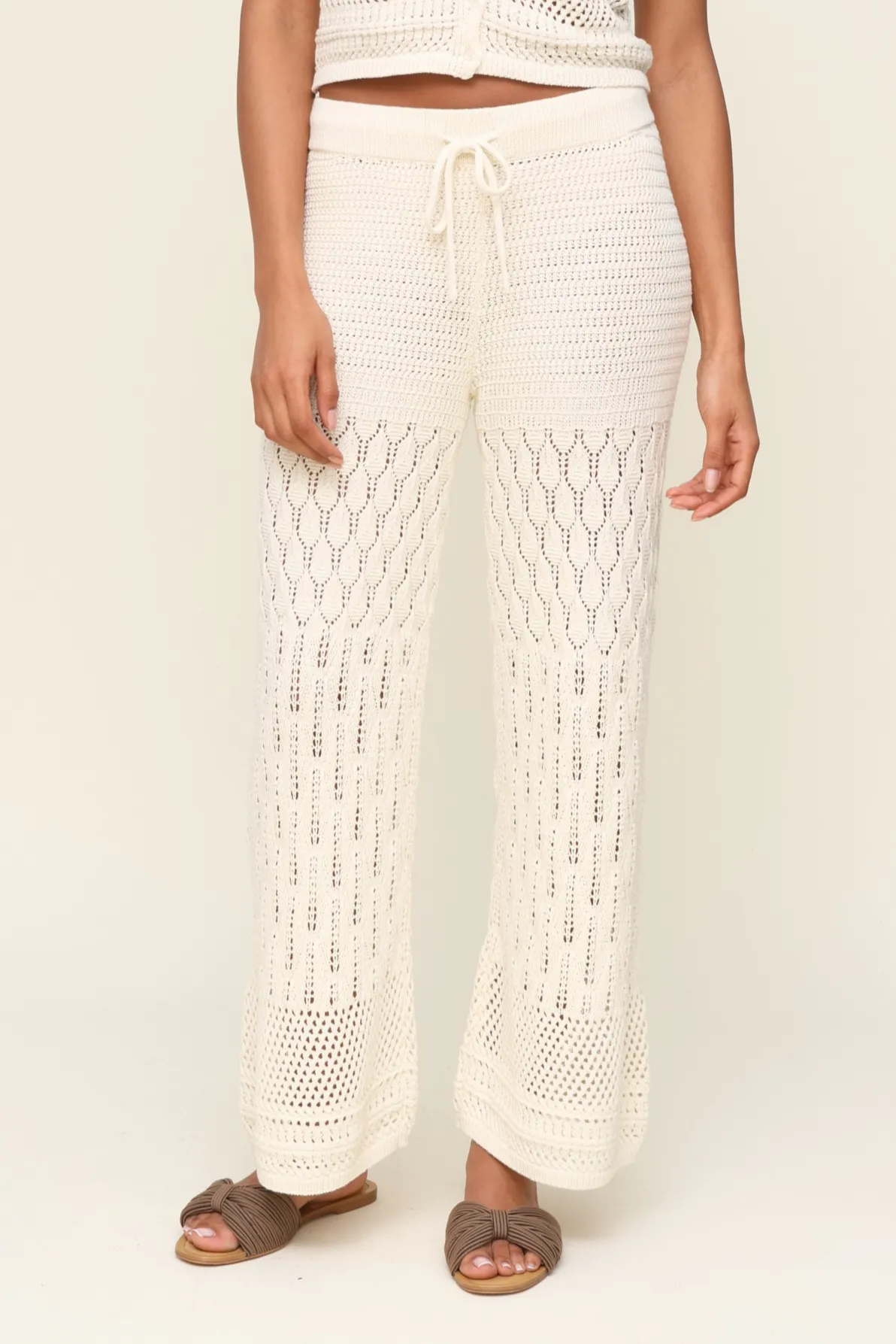 Fashion Forward Shape Retention Adia Crochet Pant