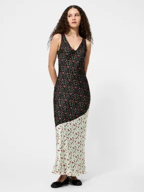 Urban Fit Fresh Energy Julia Ditsy Bloom Colorblock Slip Dress