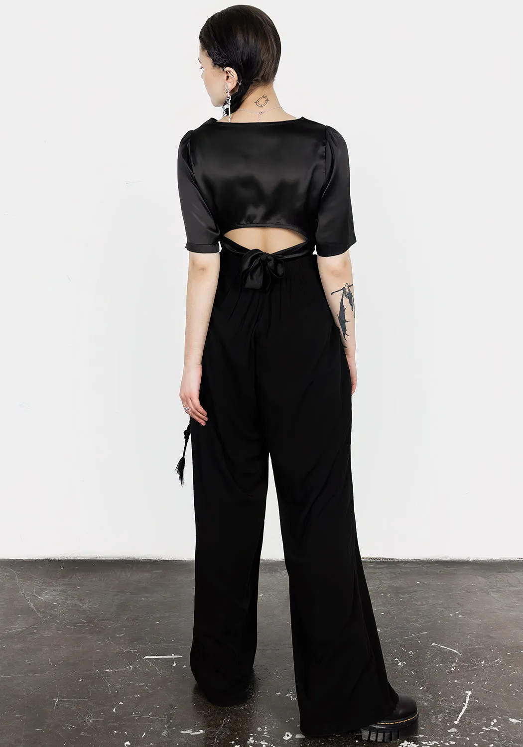 Modern Combo Elasticized Hem Ostara Palazzo Pant