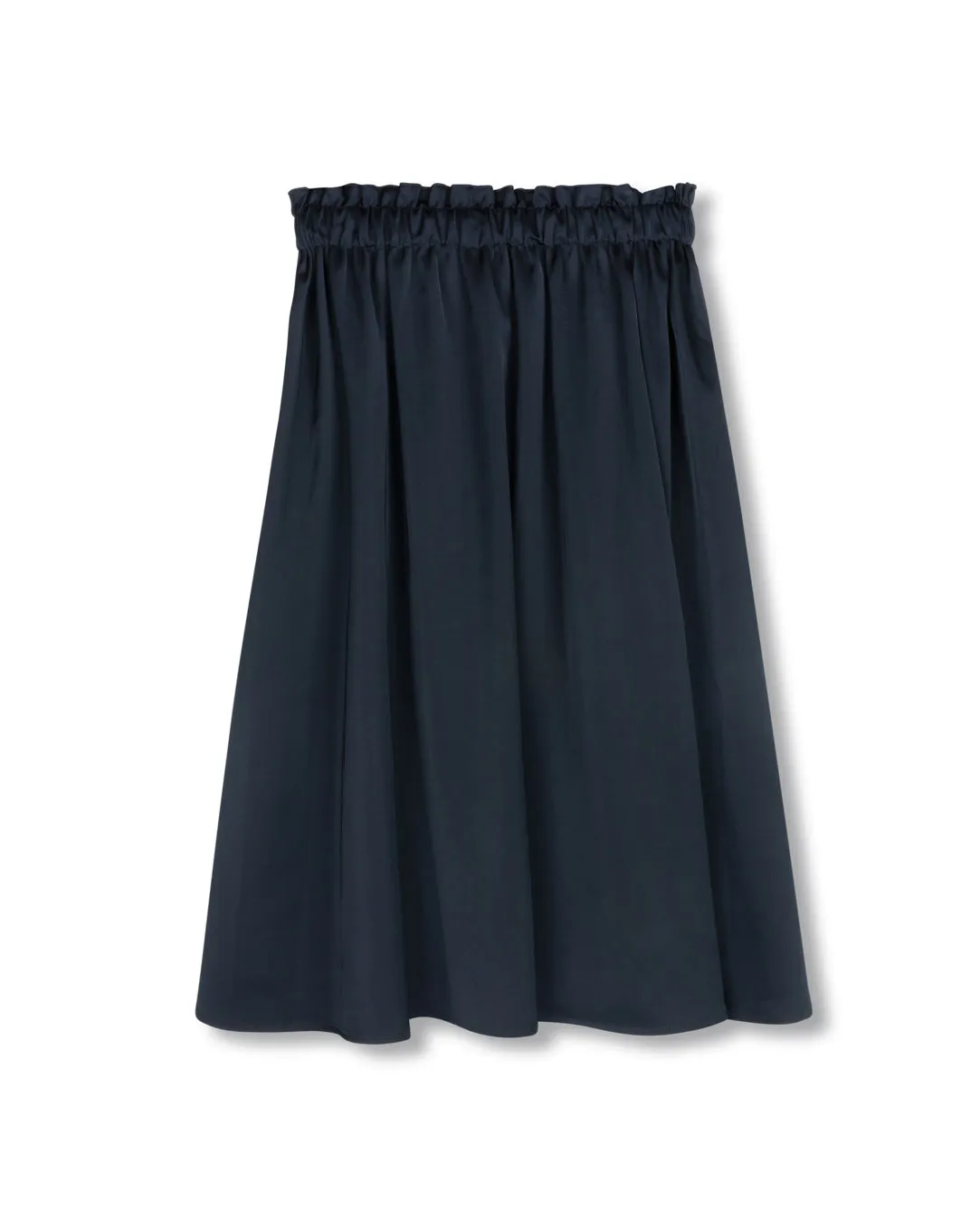 Chic Look Elastic Ruffle Waisted Full Skirt