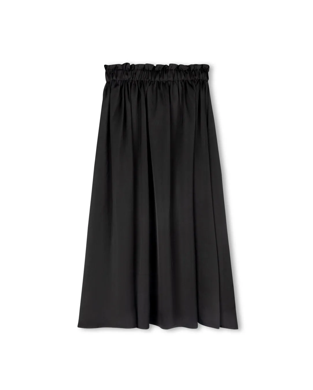 Everyday Look Fashion Detail Elastic Ruffle Waisted Full Skirt