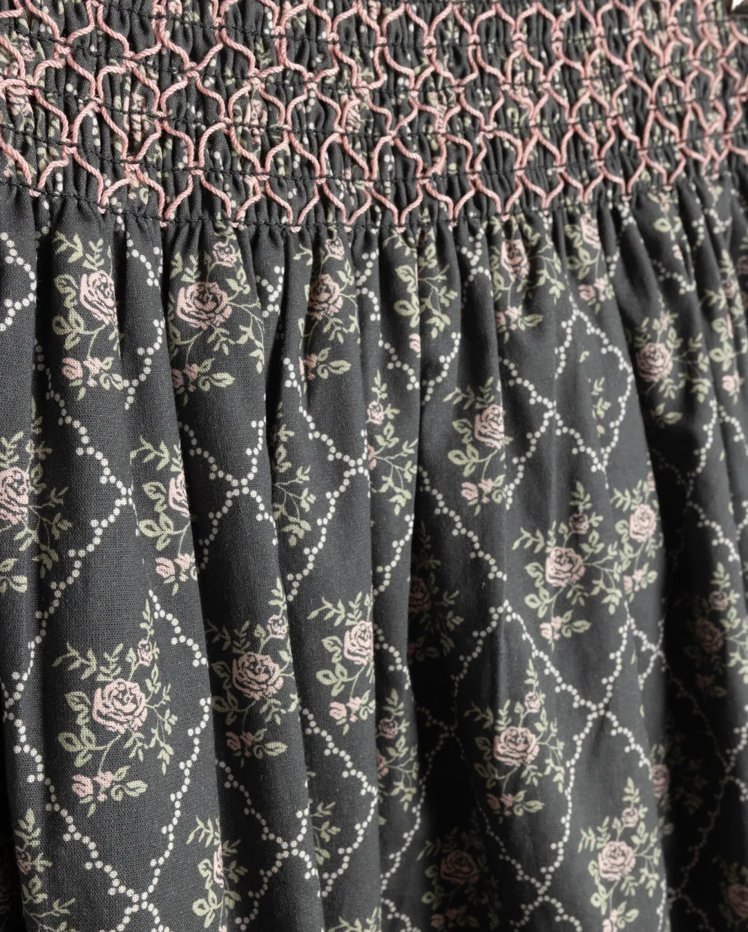 Subtle Shimmer Bold Accent Stir Floral Skirt