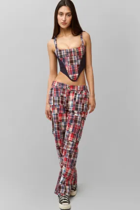 Breathable mesh lining Adrian Patchwork Pant