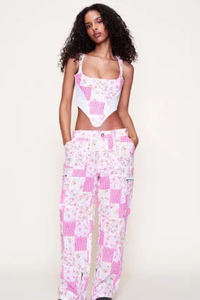 Work Essential Fashionable Look Adrian Patchwork Pant