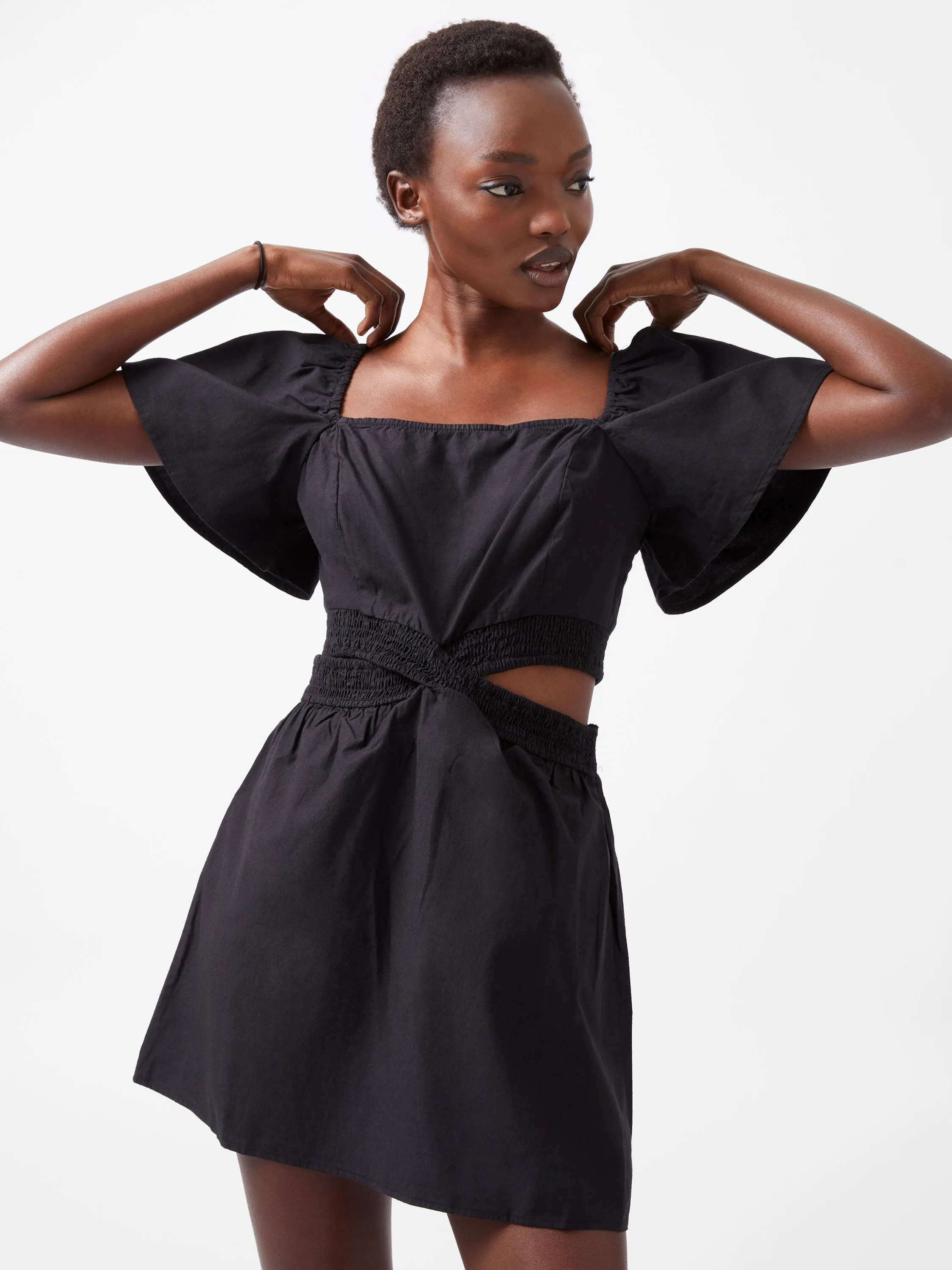 Natural Aesthetic Trendy Piece Alania Lyocell Cut Out Dress