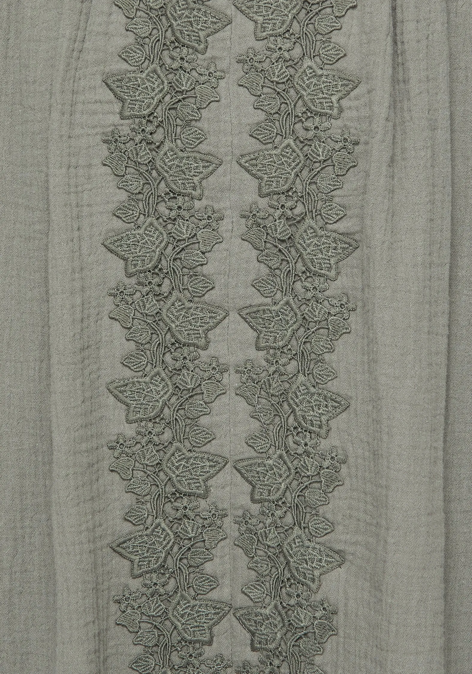 Alder Cotton Ivy Detail Midi Skirt Luxury Finish