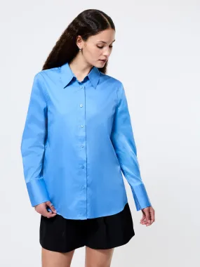 Layered Collar Design Alexis Cotton Essential Shirt