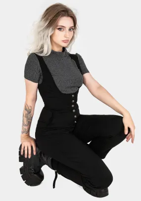 Alicia Tailored Suspender Jumpsuit Smooth Cut Relaxed Vibes