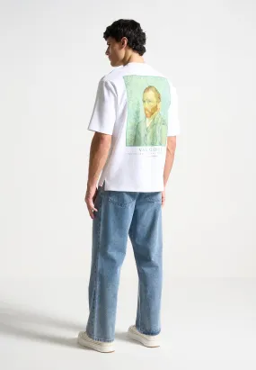 Festival Fashion Self Portrait - Van Gogh T-Shirt - White