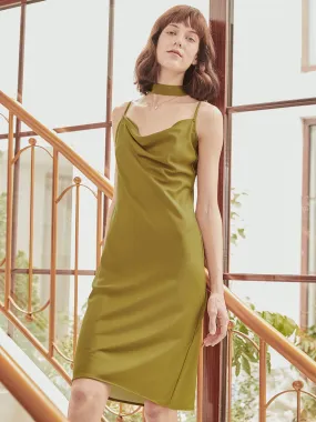 Margaux French Satin Slip Dress Summer Soft
