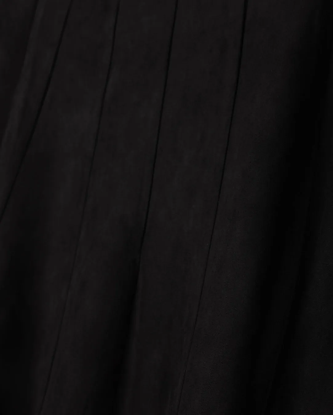 Suede Paneled Maxi Skirt Stylish Finish Flexible Comfort