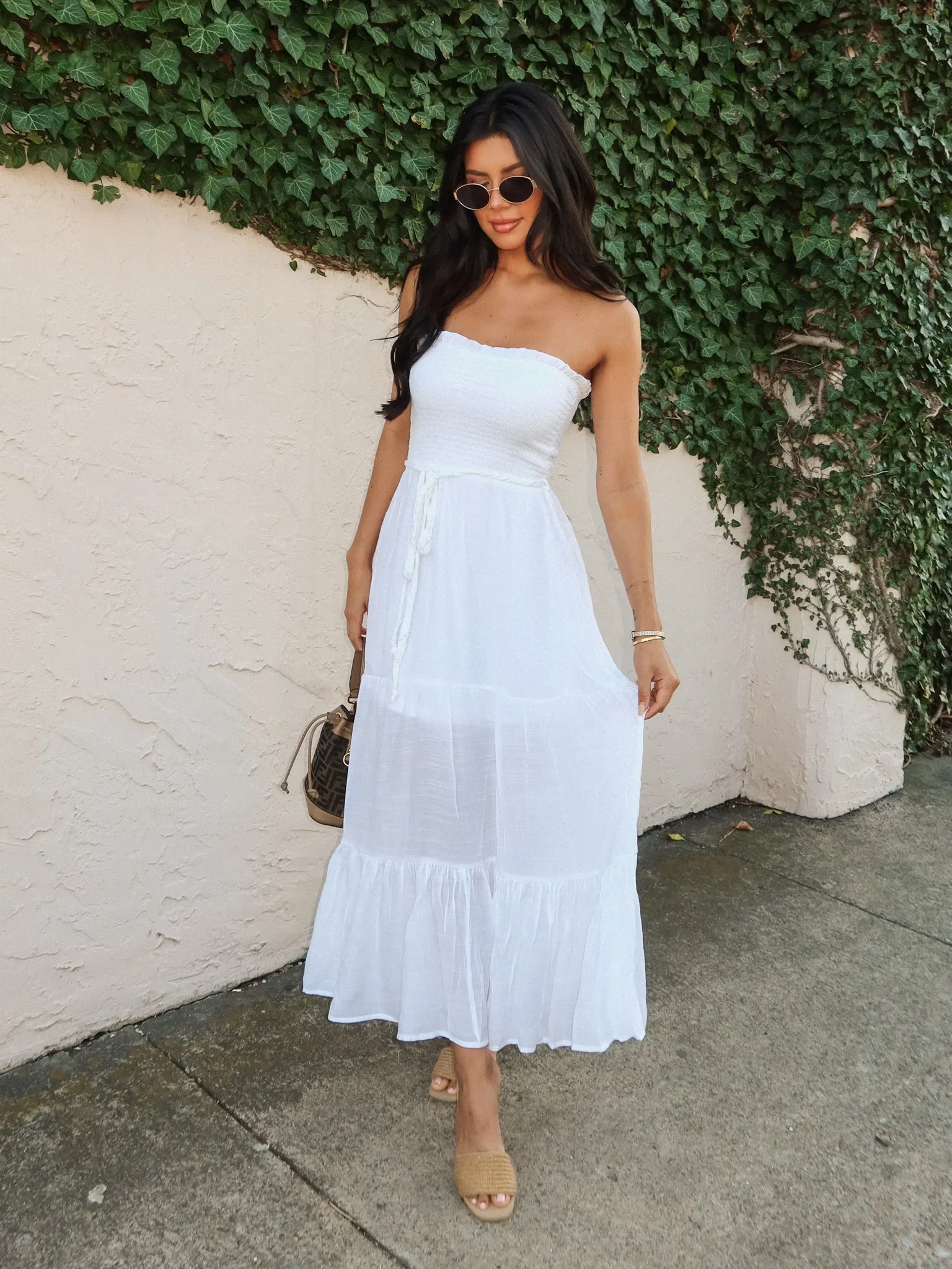 Cozy Weekend Amalfi Strapless Maxi Dress - Final Sale