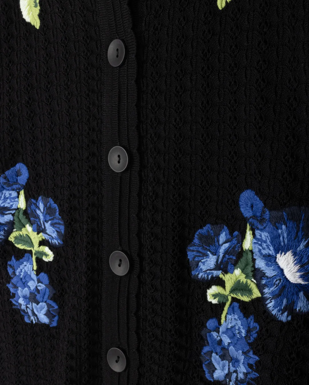 Amon Embroidered Cardigan Soft Knit Piece