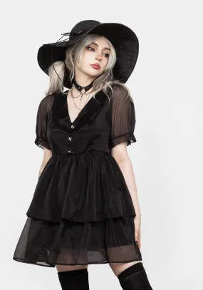 Andie Puff Sleeve Organza Dress Chill Mode