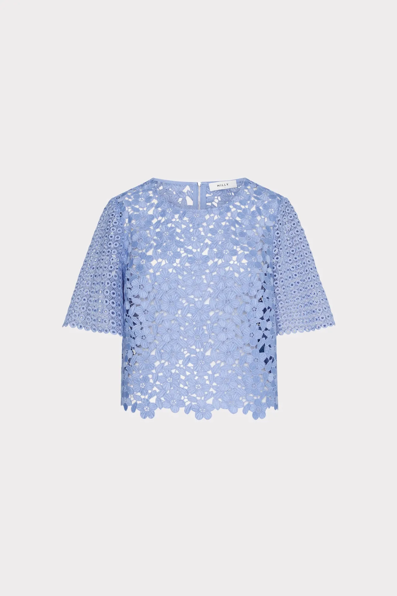 UltraSoft Lining Colorfast Dye Method Floral Geo Combo Lace Top