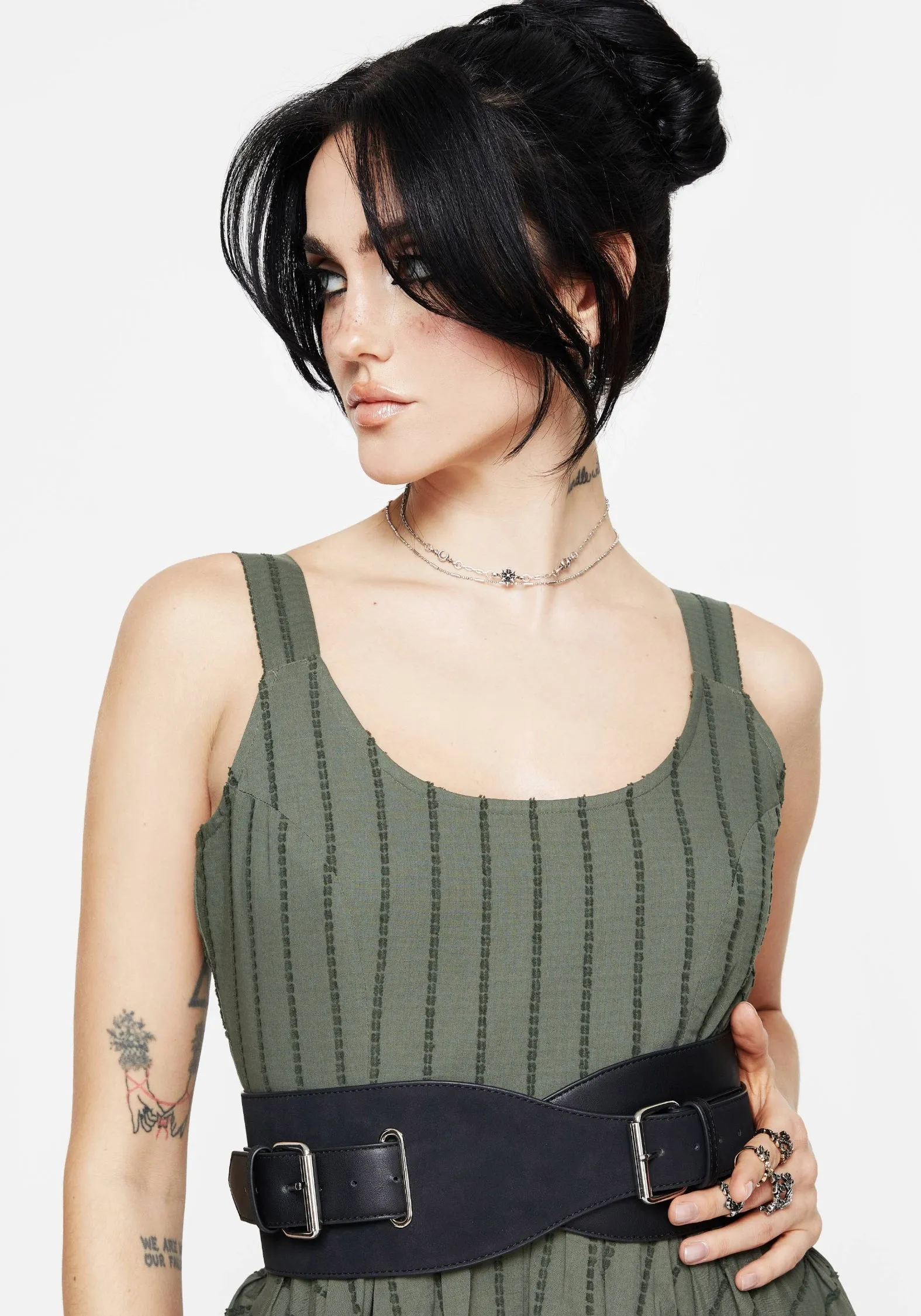 Anti Snag Fabric Reflective details Nyx Faux Suede Leather Waist Belt