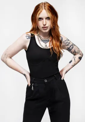 Apocrypha Rib Vest With Mock Boning StainRepellentCoating SunProtective