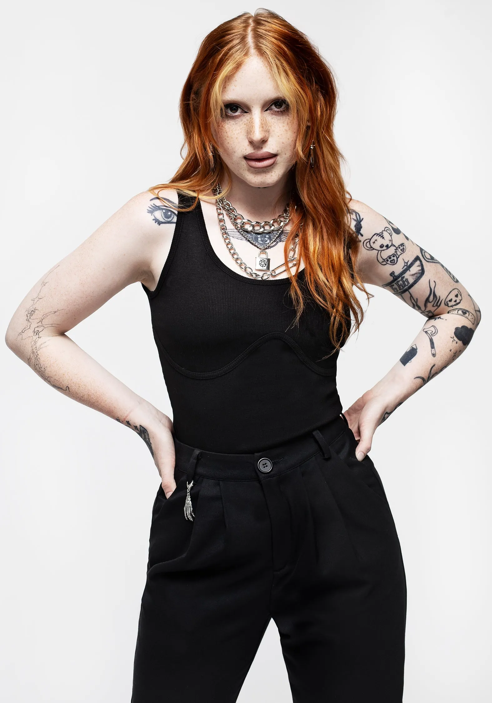 NonRestrictive Armholes Formal Shirt Apocrypha Rib Vest With Mock Boning