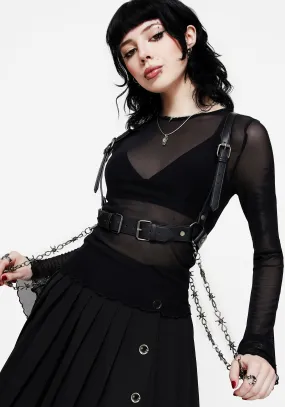 Ultra Soft Timeless Comfort Arboreal Barbed Wire Detail Harness