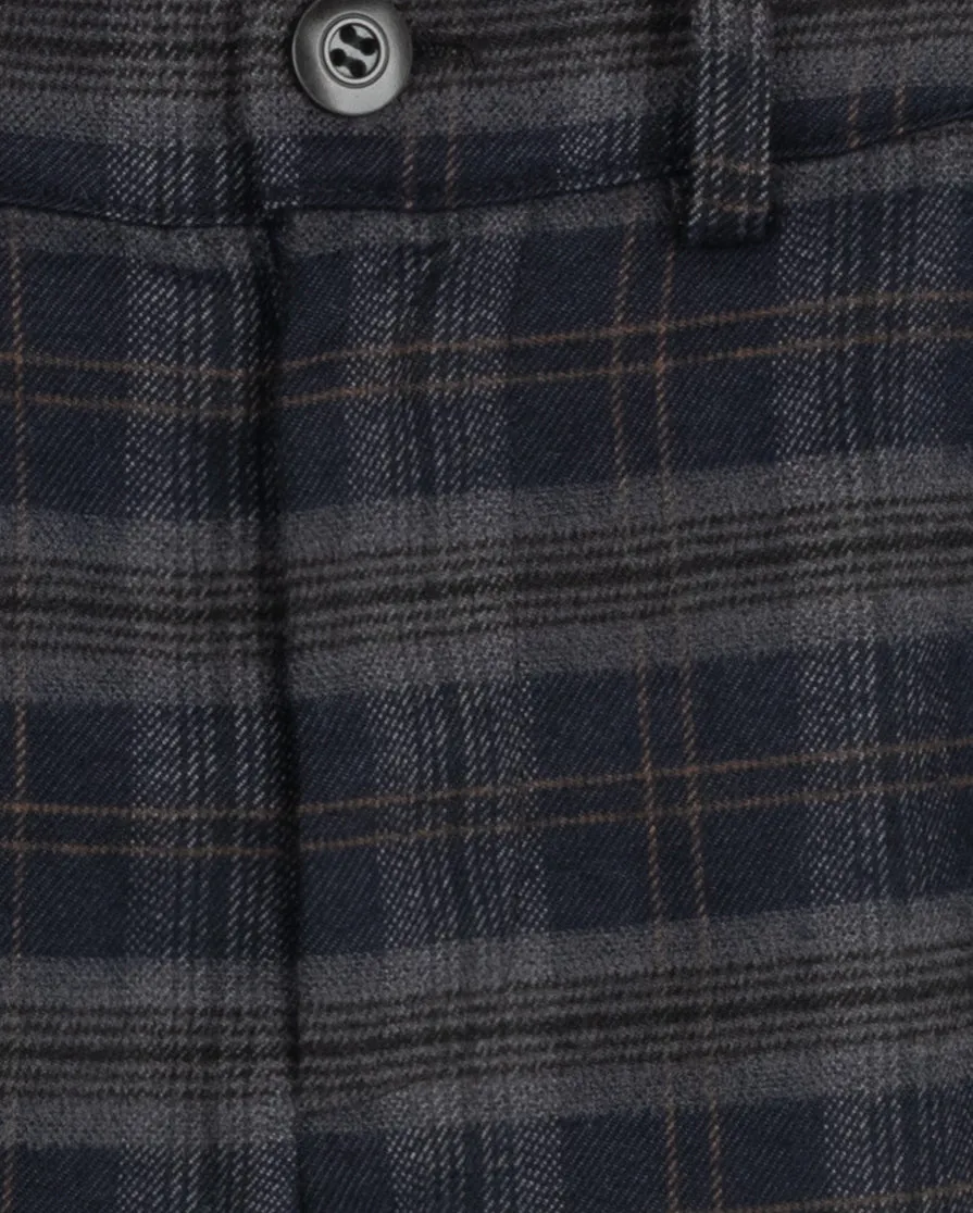 Multi Panel Construction Archie Plaid Pants