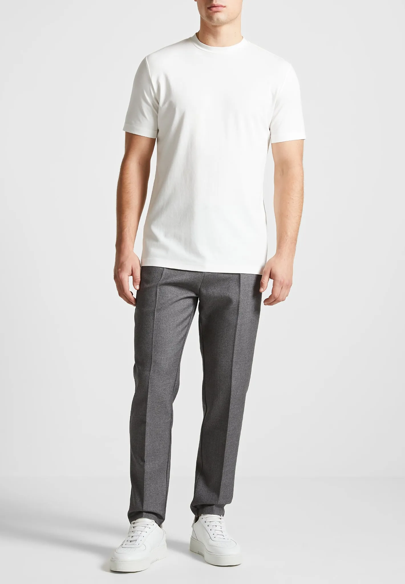 Polished Style Armand - Fitted Luxe T-Shirt - White