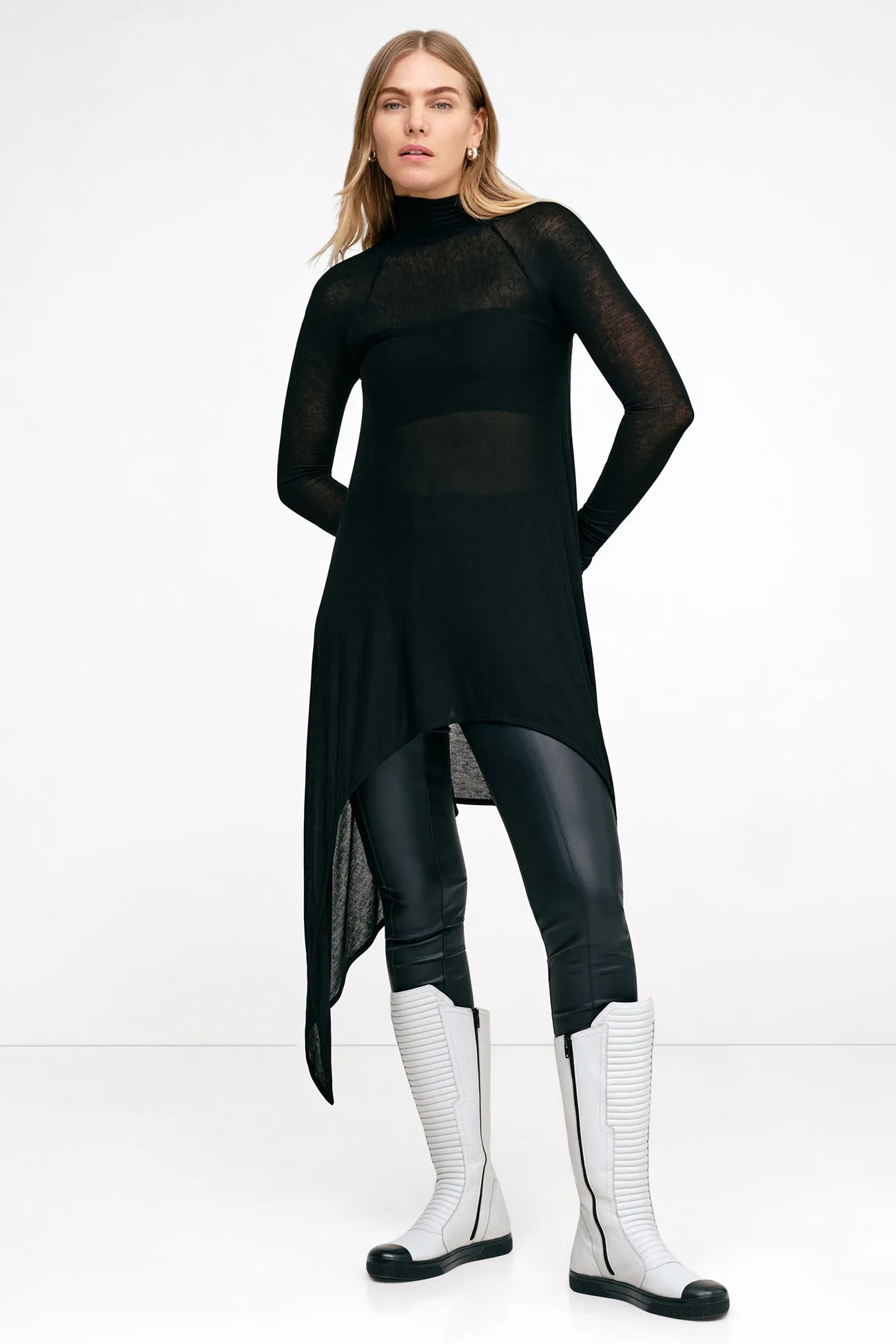 Asher Tunic Stretch Waistband Design RubberizedGrip