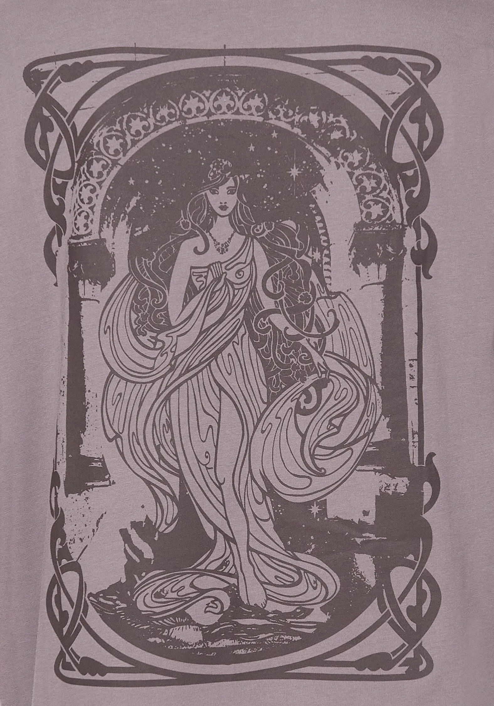 Youth Glow Playful youthful dress Saria Cotton Goddess Printed Jersey Tee Dress