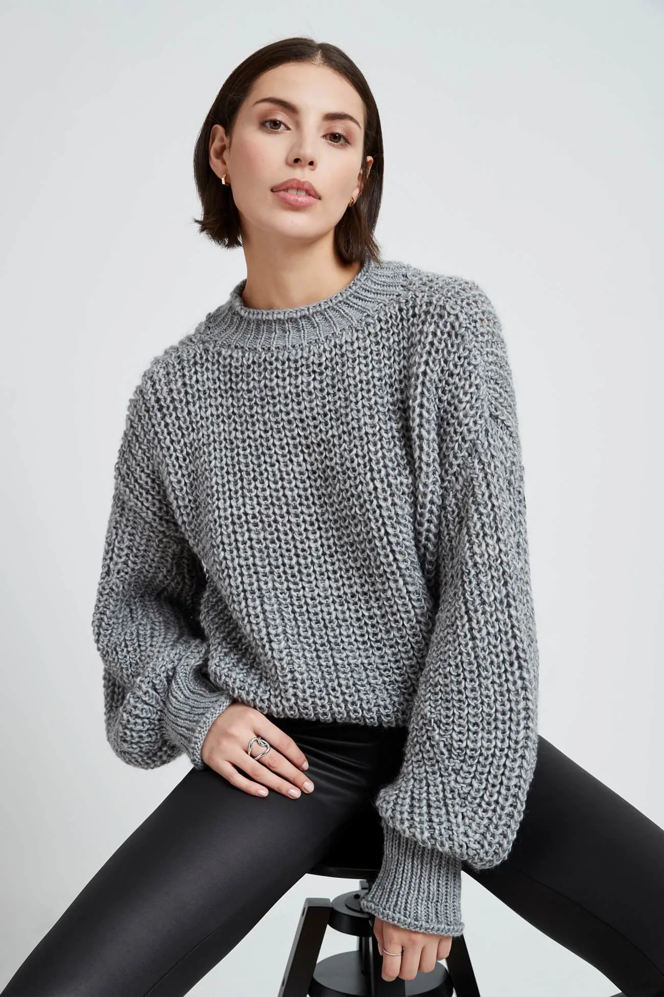 Audrey Sweater Outdoor Casual Look Elastic Seamless Design