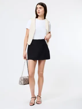 Classic Look Flexible Motion Azra Twill Welt Pocket Mini Skirt