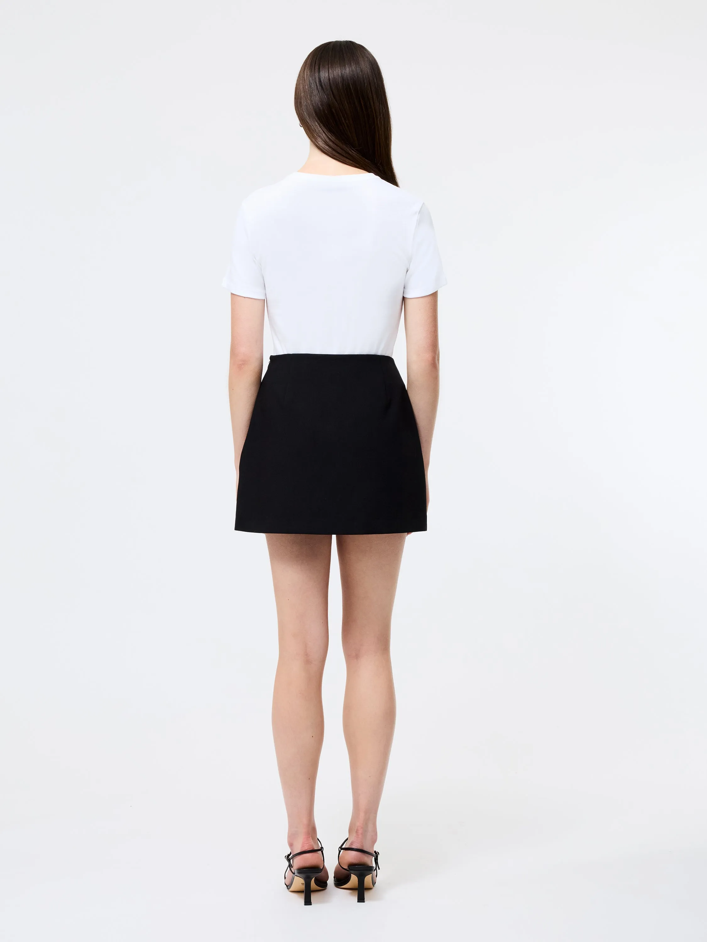 Azra Twill Welt Pocket Mini Skirt Easy Fashion