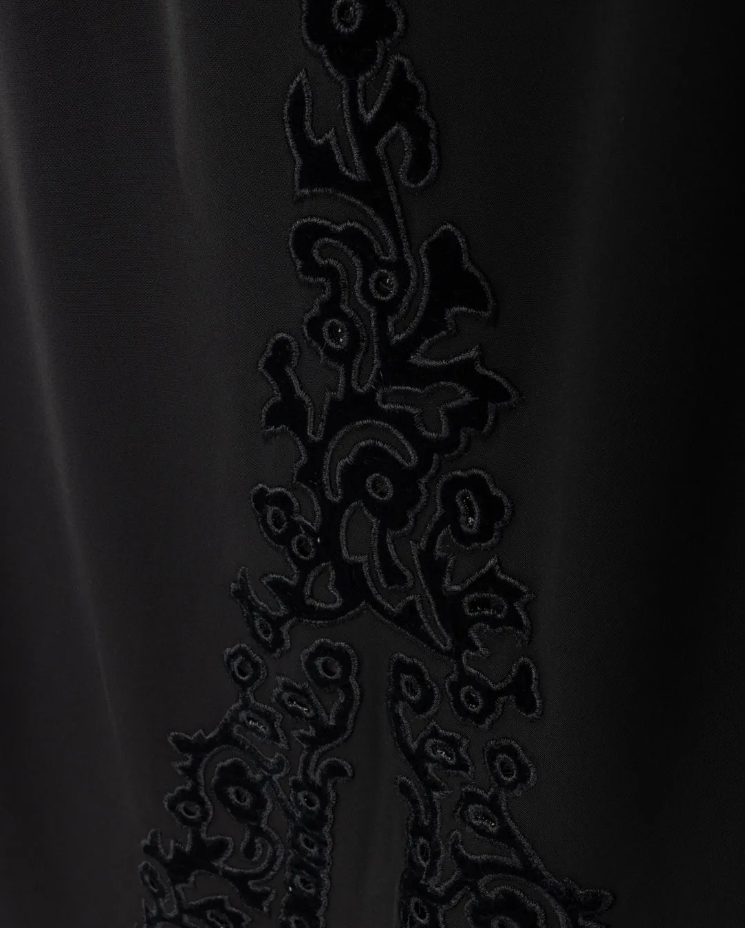 Bindu Velour Applique Skirt Eco conscious Artisan Print