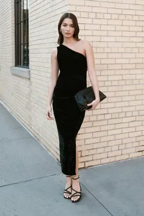 Kathleen Velvet Dress Nature Glow