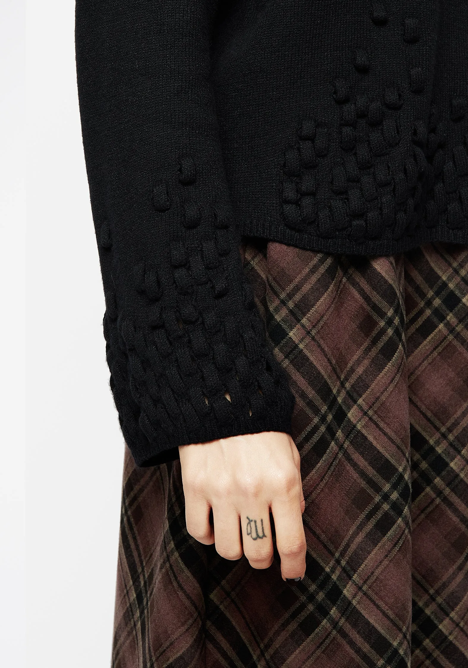 Looper Distressed Knit Jumper Urban Fashion MoistureWicking Technology