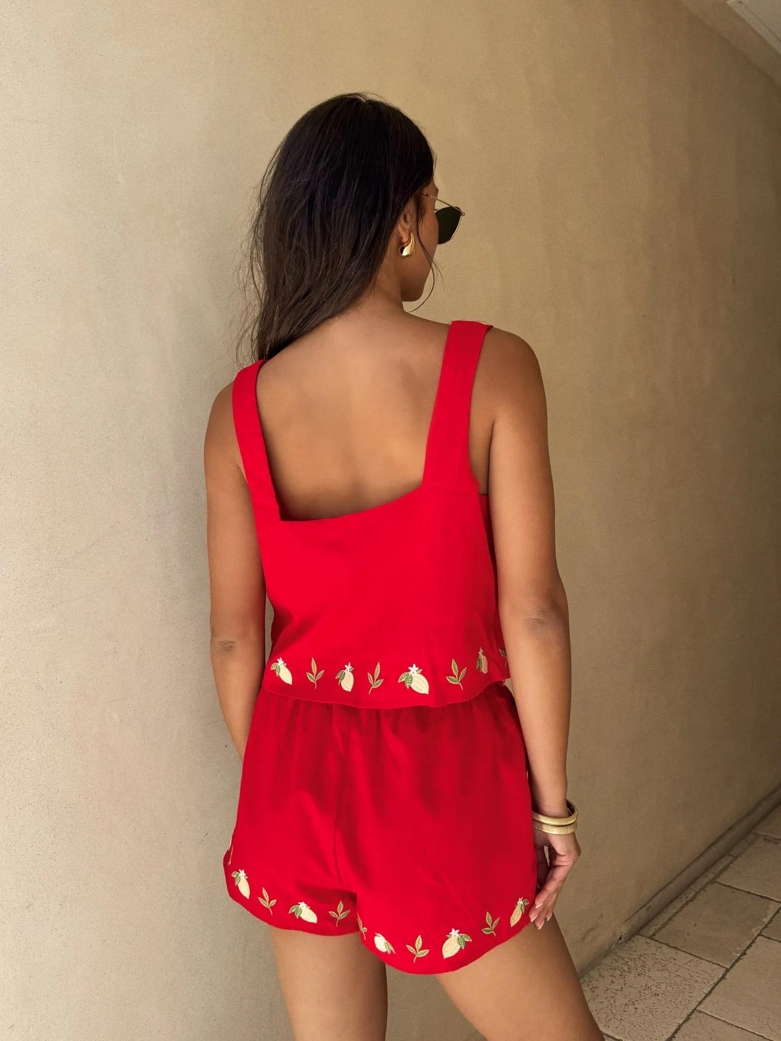 Winter Outfit Hot Spell Embroidered Shorts - Final Sale