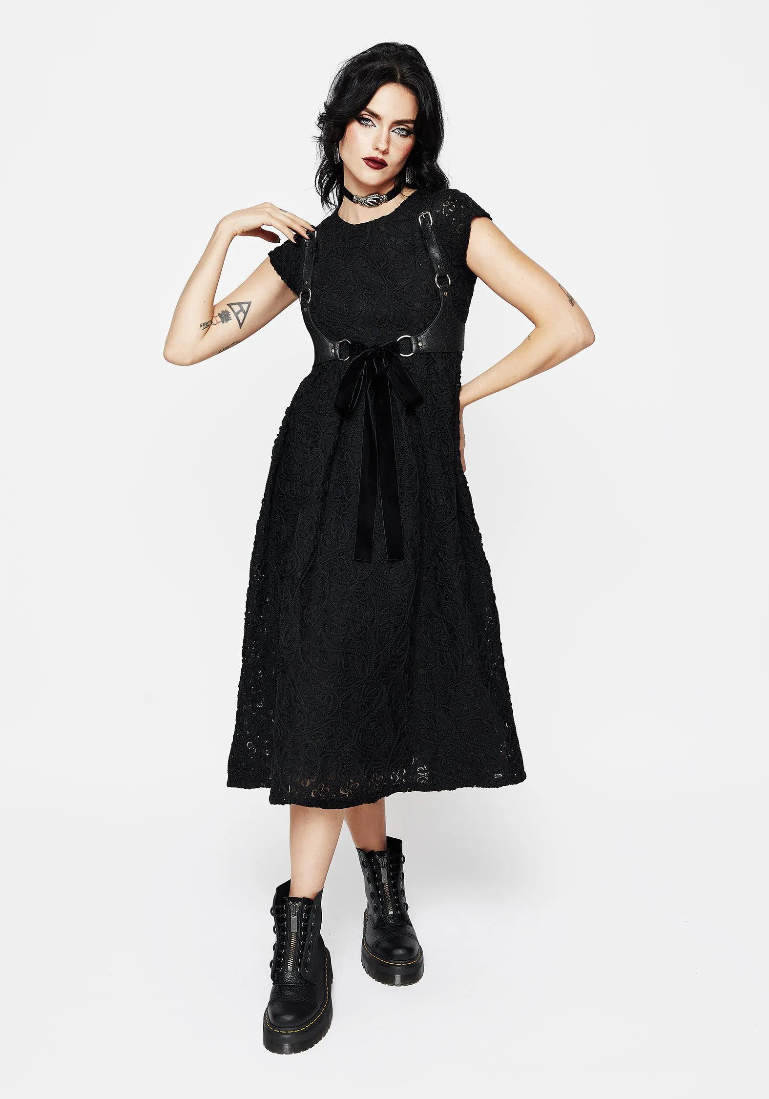 Heritage-Brand Flattering and Effortless Maladie Midi Smock Dress