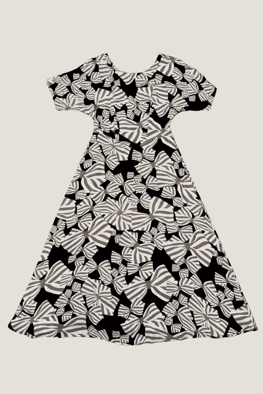 Elegant Simplicity Villa Mood Bella Dress in Bow Tie Challis