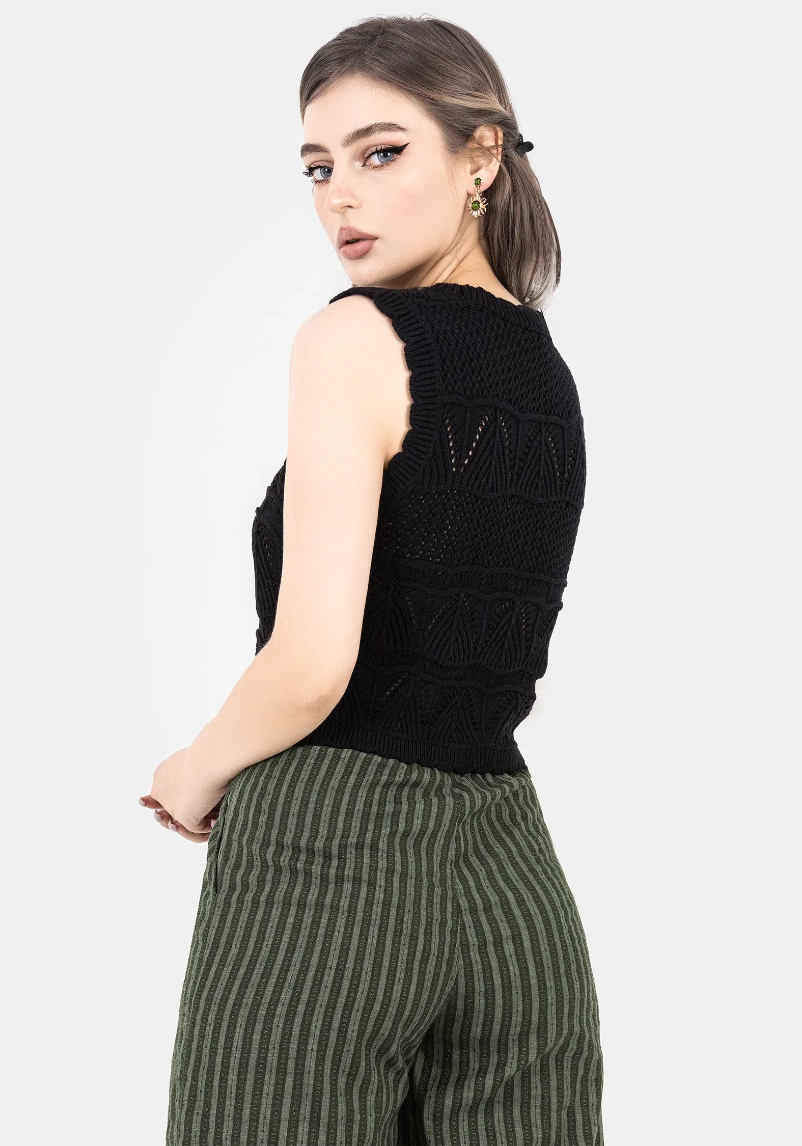 Belleville Sleeveless Knit Waistcoat TaglessComfort