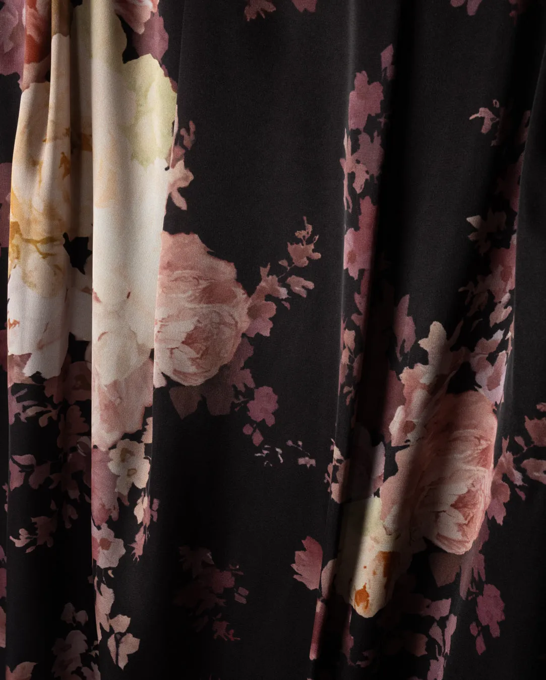 Pleated design Belo Floral Printed Skirt