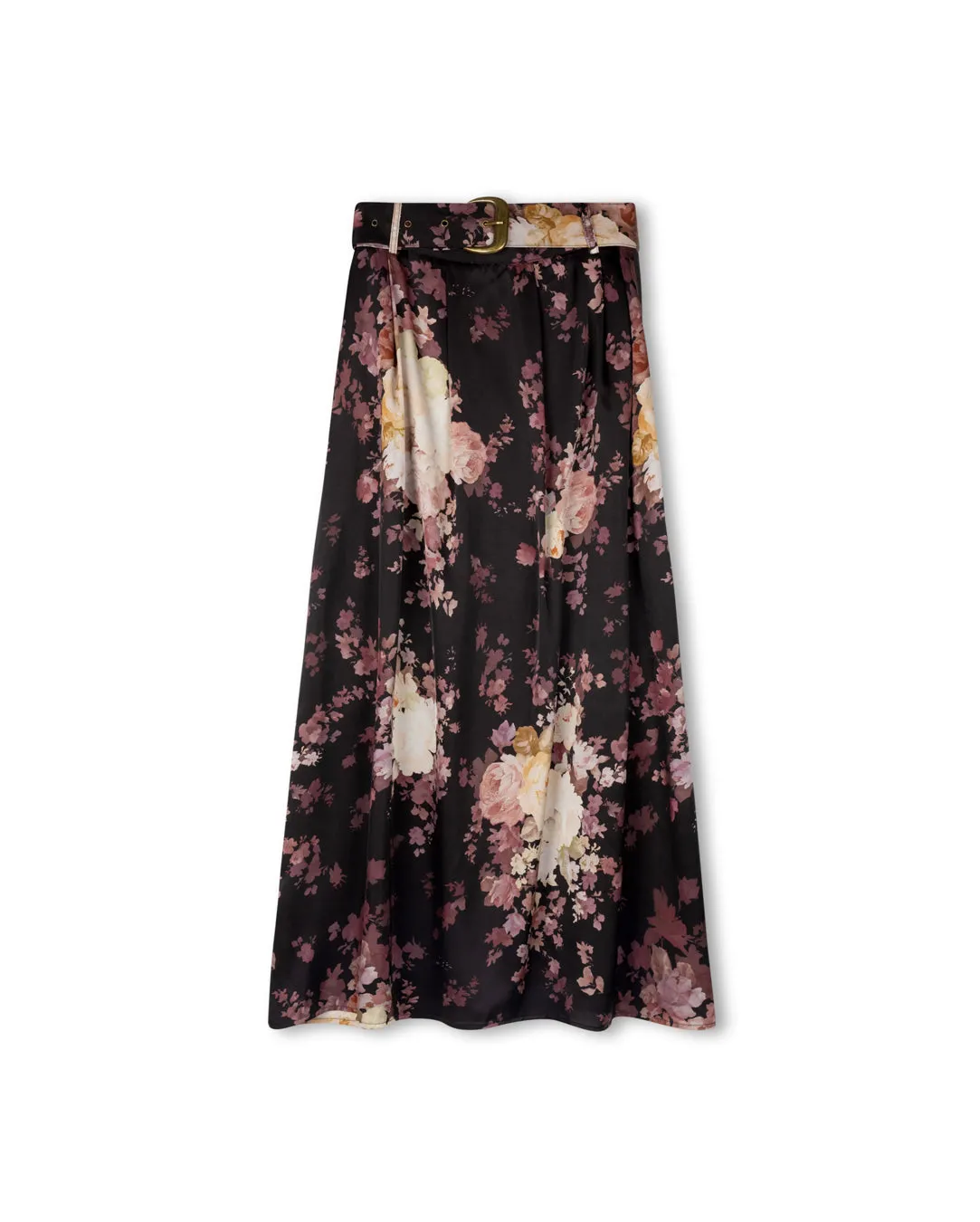 Easy Fashion Cozy Outfit Belo Floral Printed Skirt