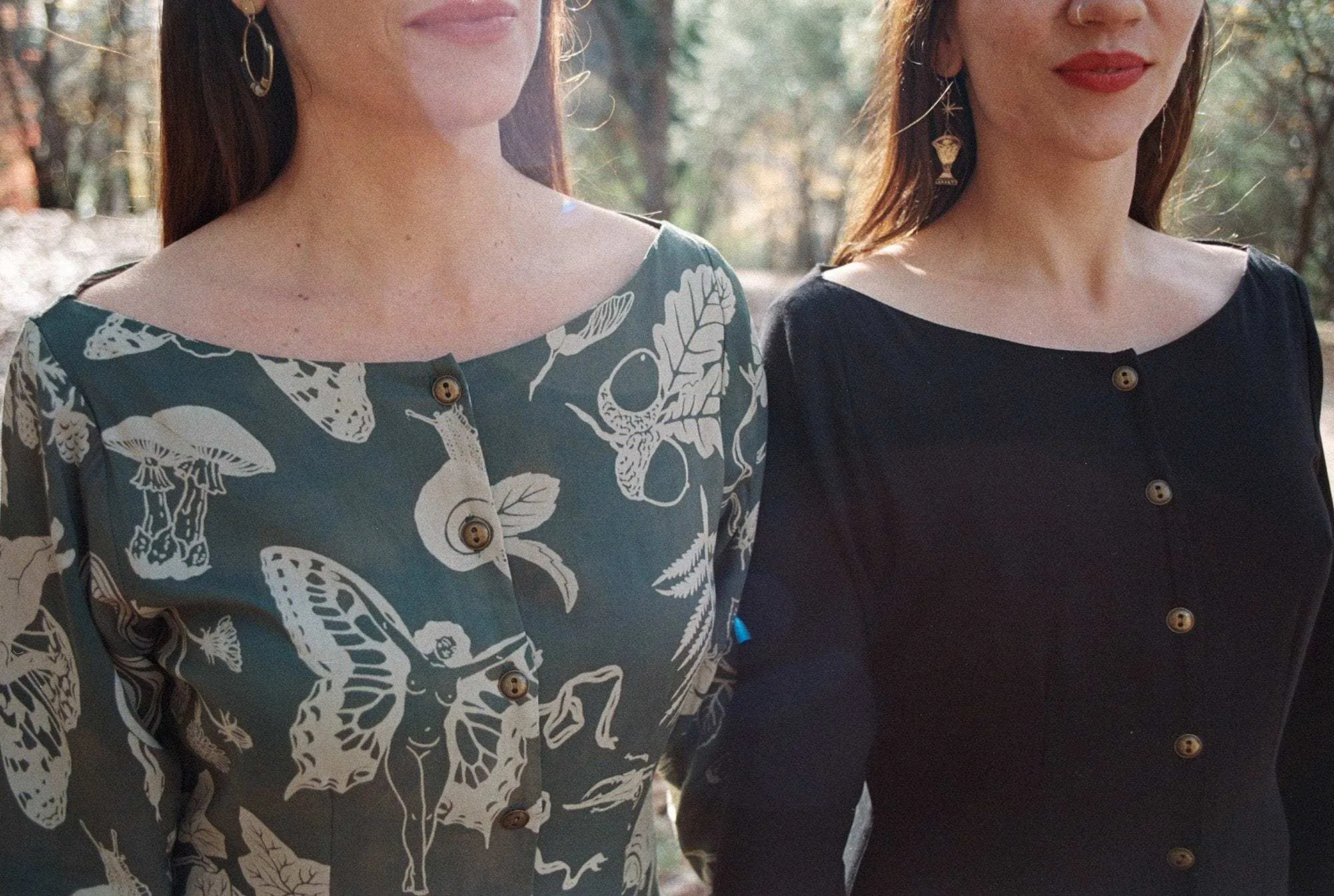 Bhodie Dress in Emerald Woodland Wonder Luxurious Texture Subtle Charm