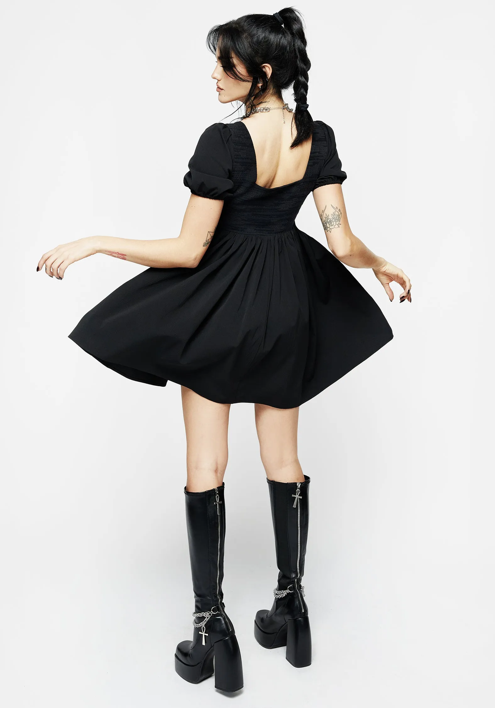 Immortal Corset Mini Dress Smart Fabric