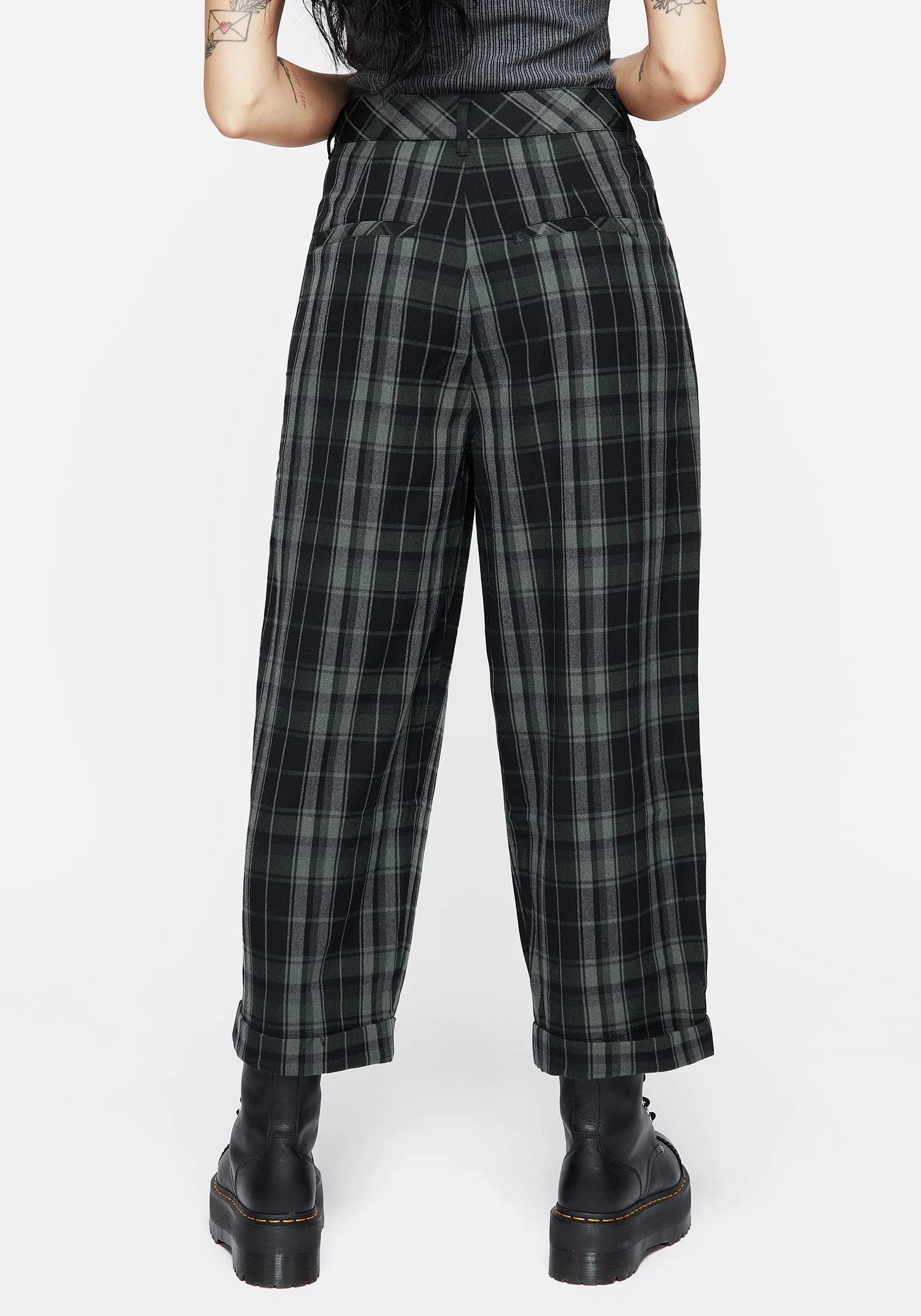 Bittersweet Check Pants Trend Ready